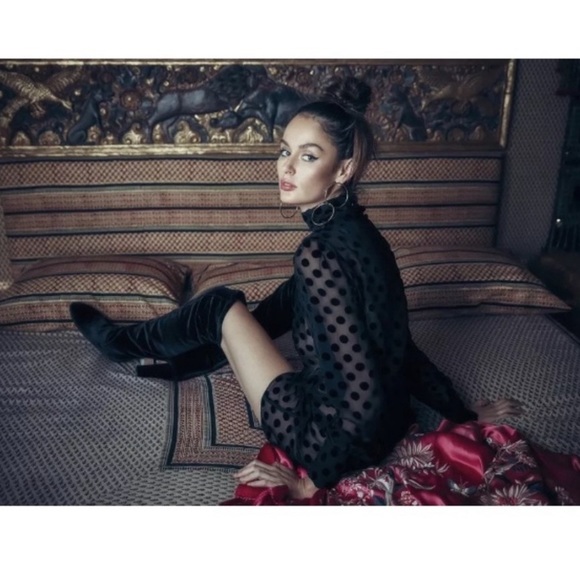 STONE COLD FOX VELVET DRESS REFORMATION FREE PEOPLE DOLLS KILL FOR LOVE LEMONS - Picture 2 of 10